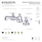 Kingston Brass KS4466BPL Bel-Air 8" Widespread Bathroom Faucet, Polished Nickel KS4466BPL - alternate 3